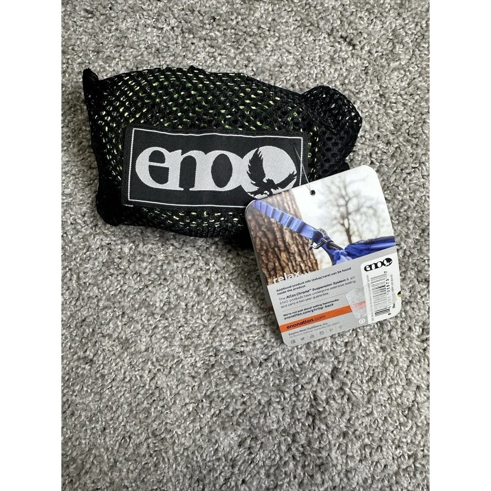 ENO Atlas Chroma Hammock Suspension Straps Tree Friendly 400lb New - Picture 6 of 7